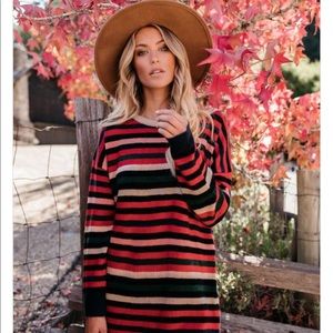 Striped Sweater Dress from Vici